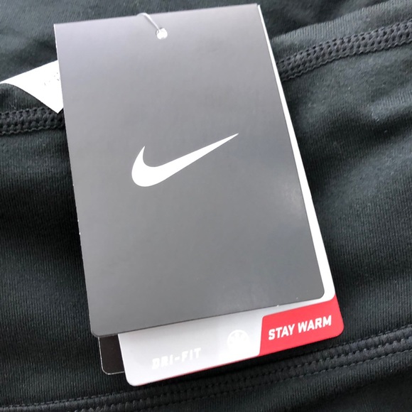 Nike Black Dri Fit Running Cropped Leggings Tights - Picture 9 of 11
